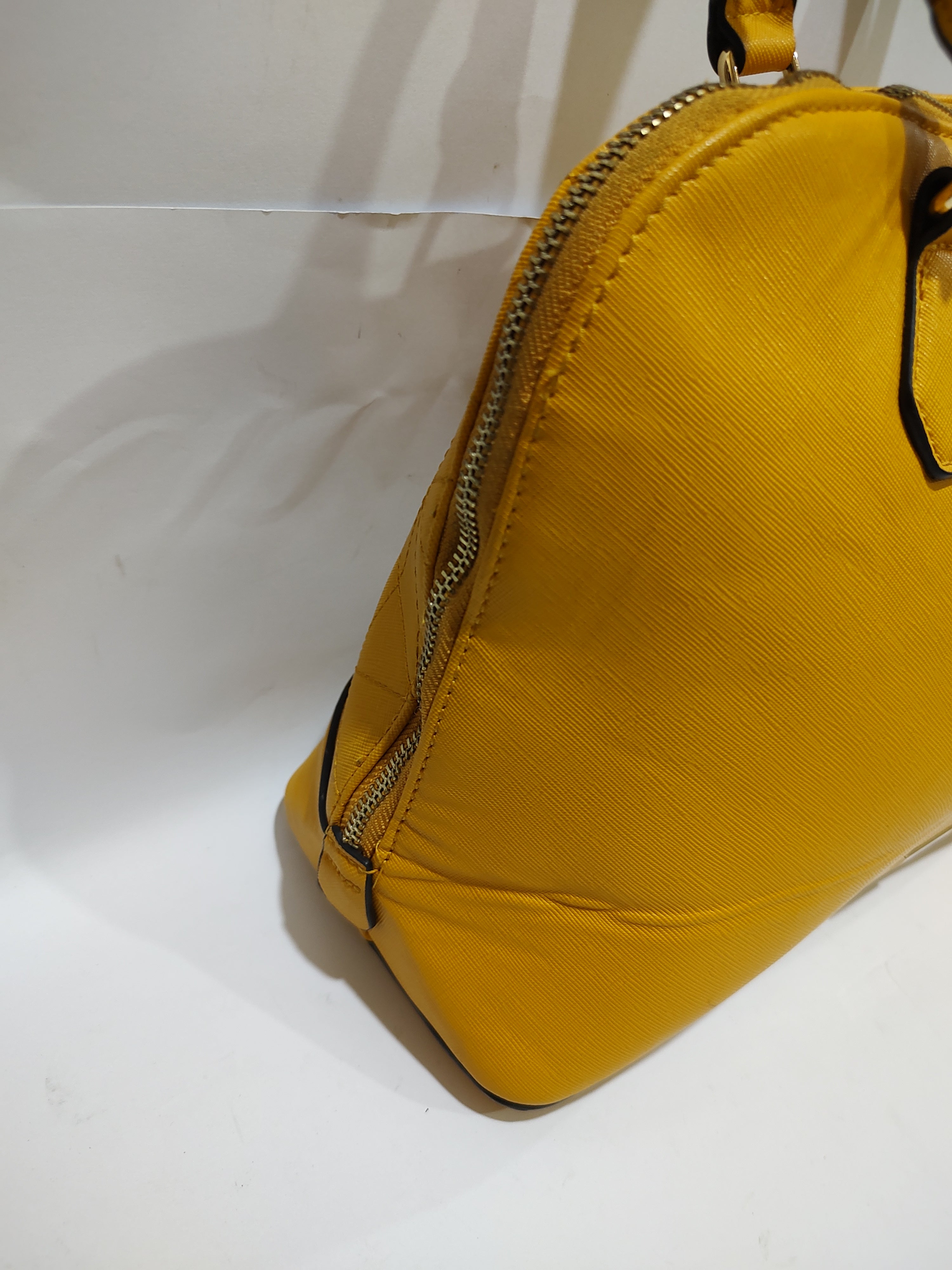 Stylish Mustard Yellow Quilted Handbag 👜✨