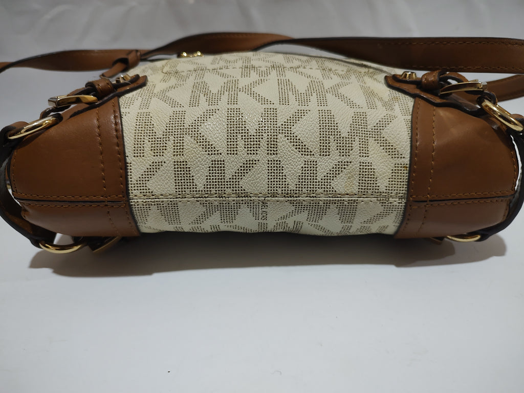 Classic Monogram Crossbody Bag with Buckle Accents ✨👜