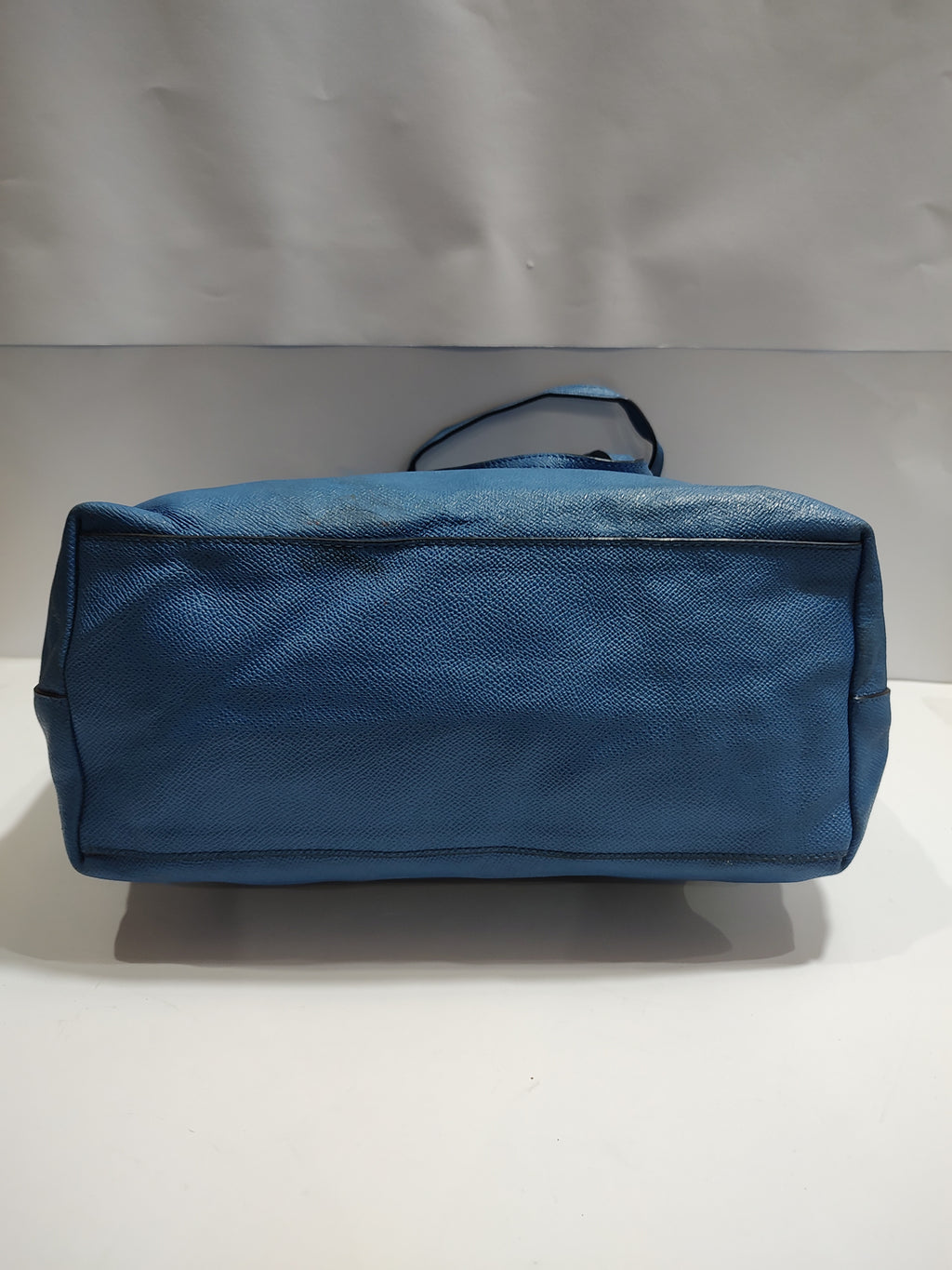 Lightweight Quilted Puffer Tote - Modern Slate Blue with Chevron Stitching 🧵💙