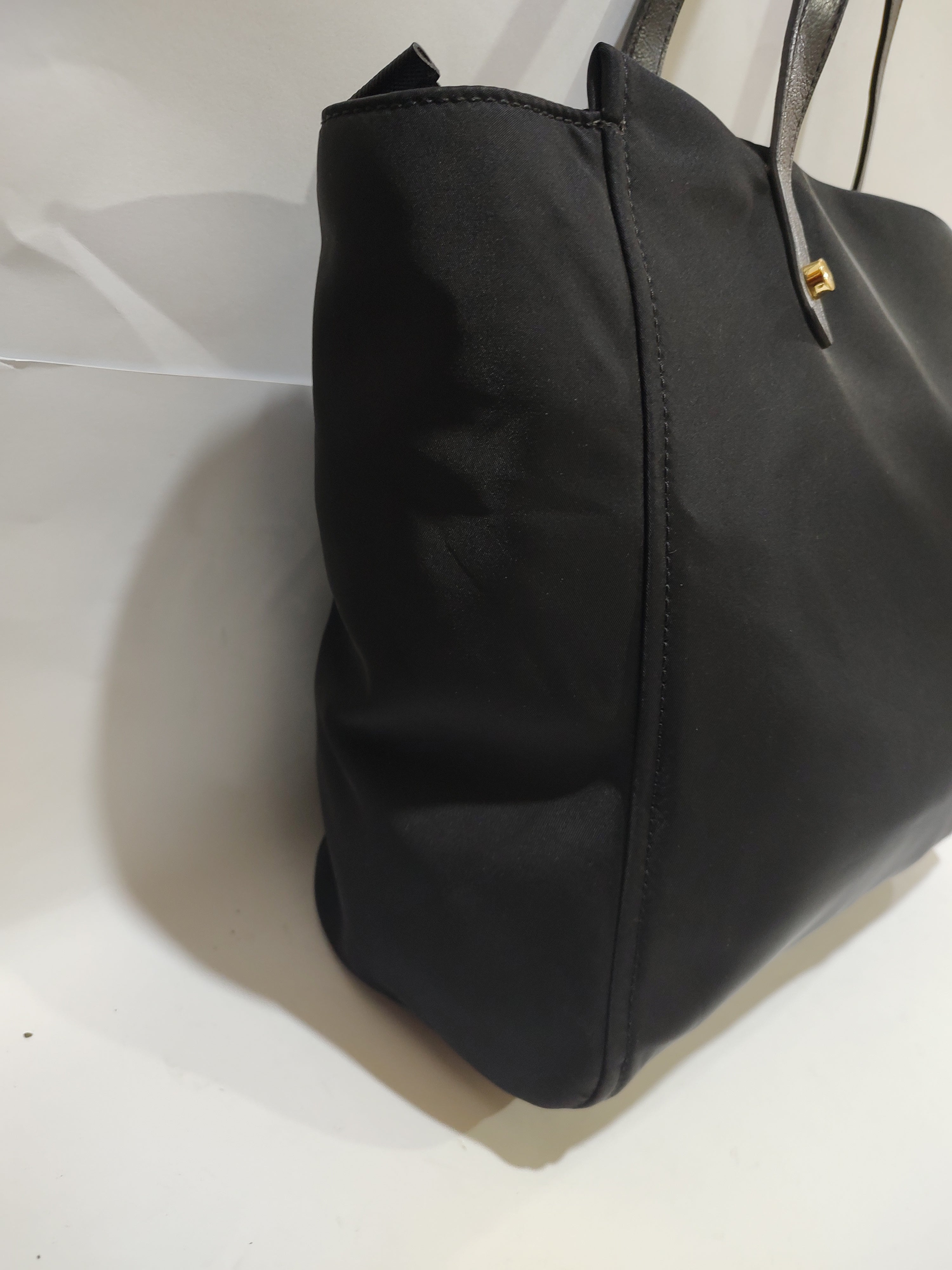 Classic Black Nylon Carryall Tote 👜