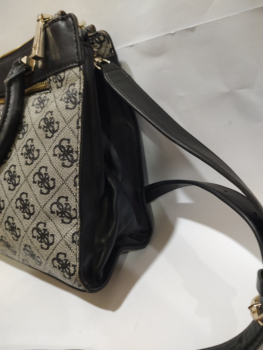 Monogram Pattern Dual-Handle Satchel 👜