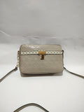 Elegant Embossed Monogram Crossbody Bag ✨👜