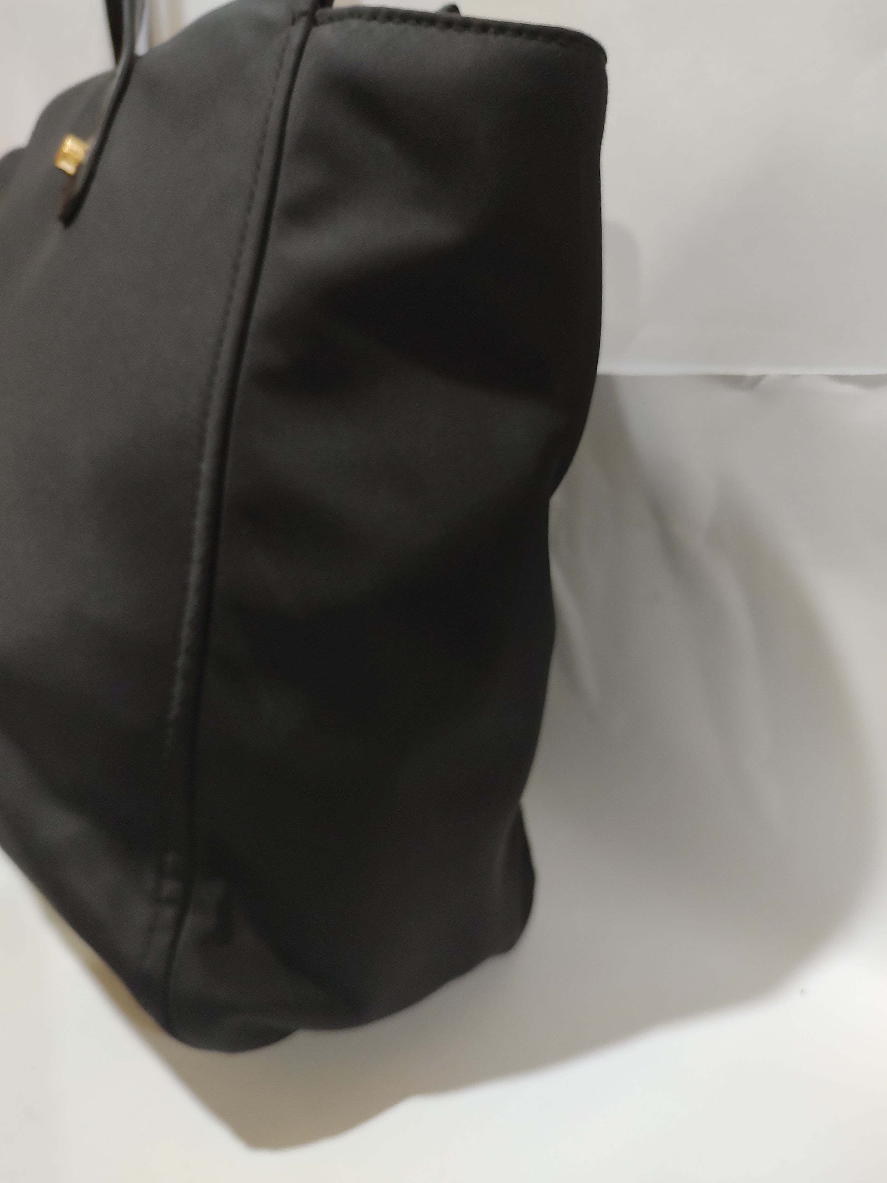 Classic Black Nylon Carryall Tote 👜