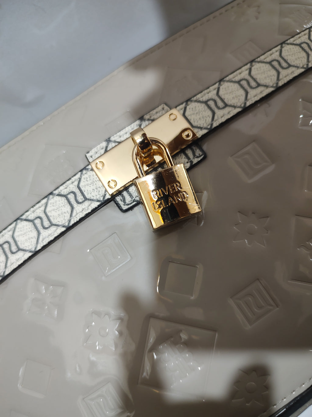 Elegant Embossed Monogram Crossbody Bag ✨👜