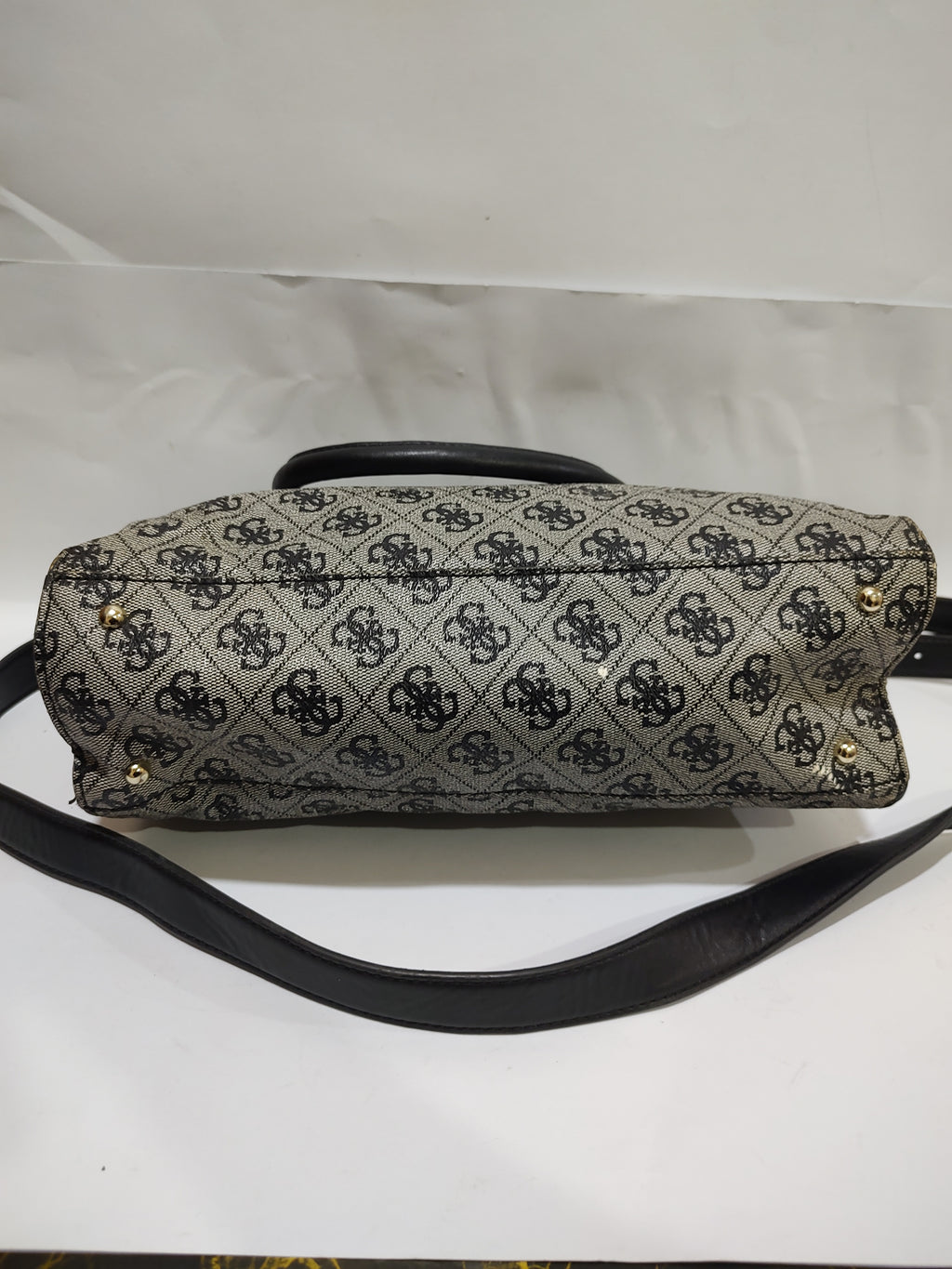 Monogram Pattern Dual-Handle Satchel 👜