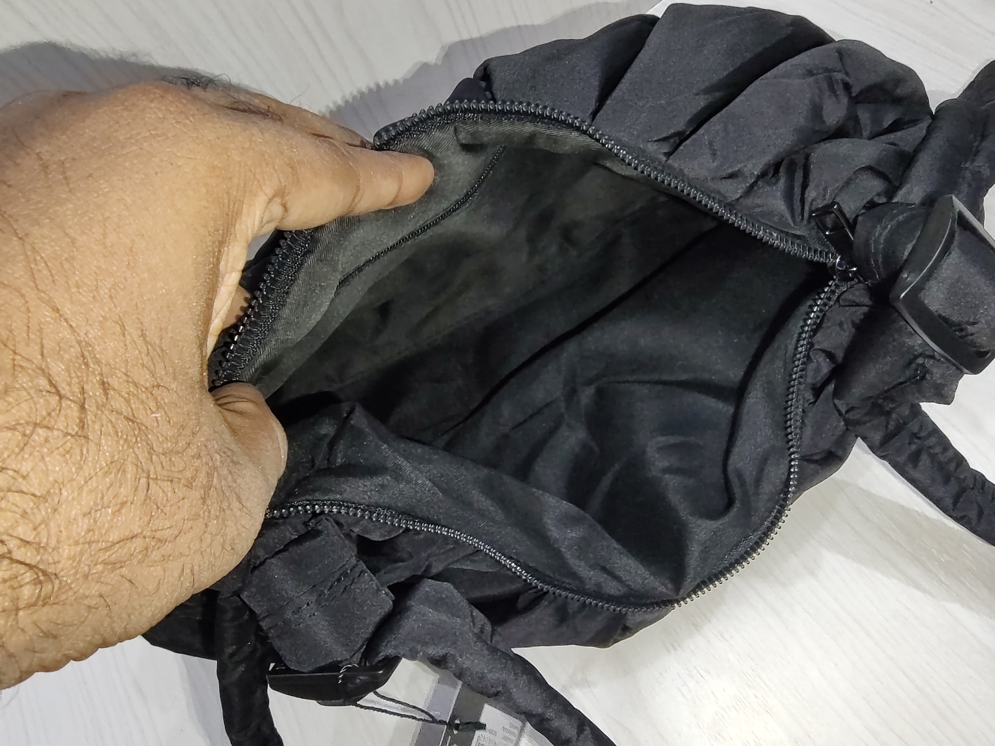 Trendy Ruched Puffer Shoulder Bag