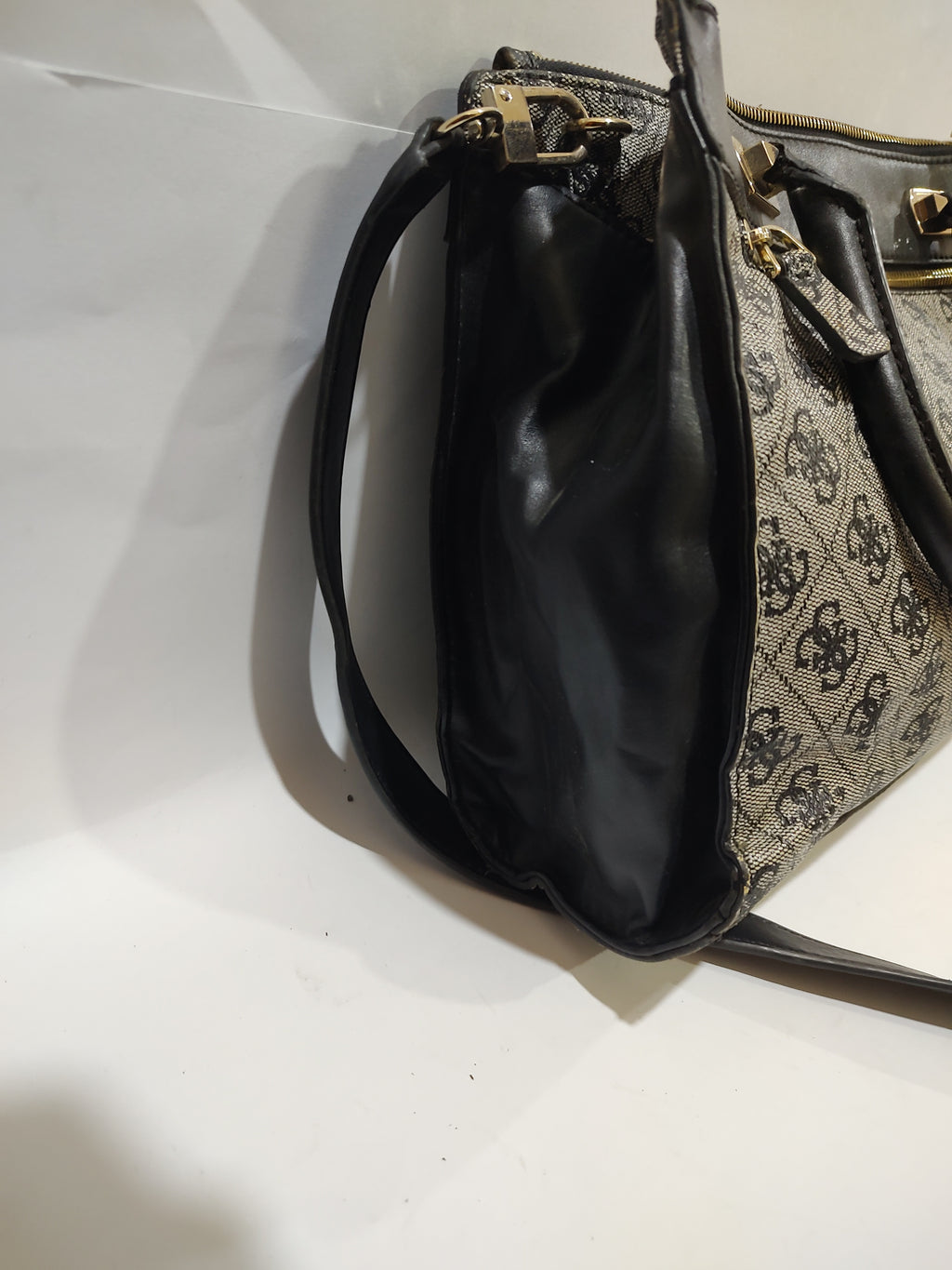 Monogram Pattern Dual-Handle Satchel 👜