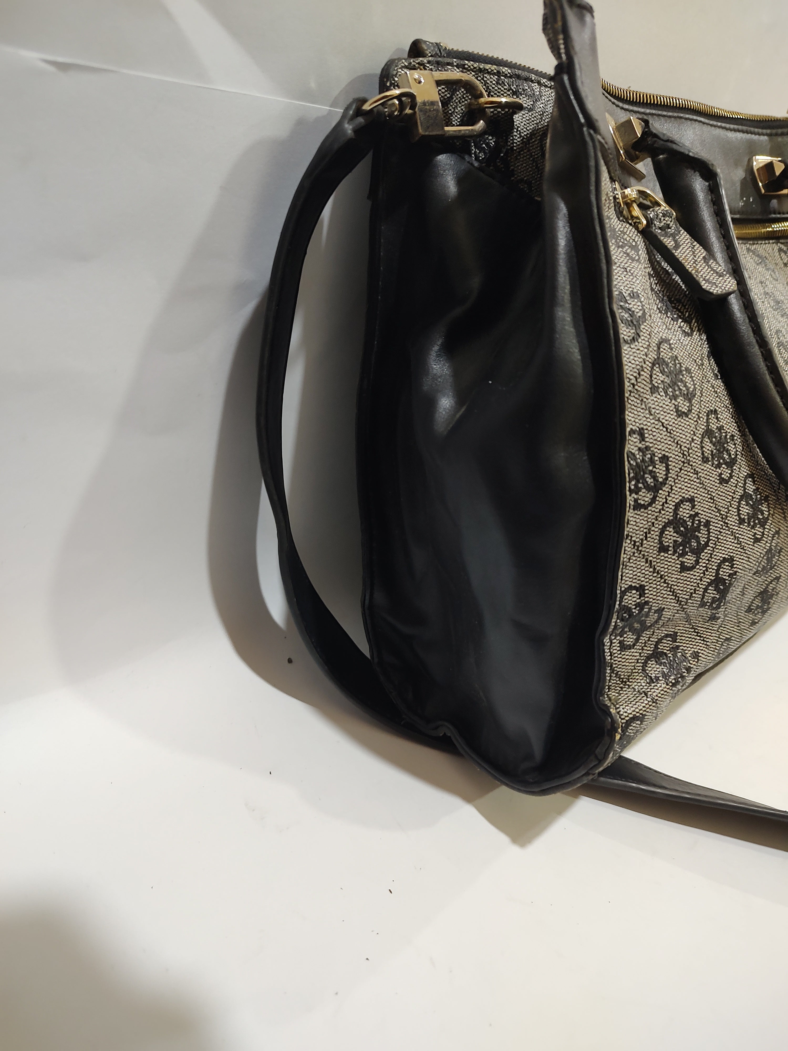 Monogram Pattern Dual-Handle Satchel 👜