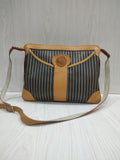 Classic Vintage Striped Crossbody Bag 👜