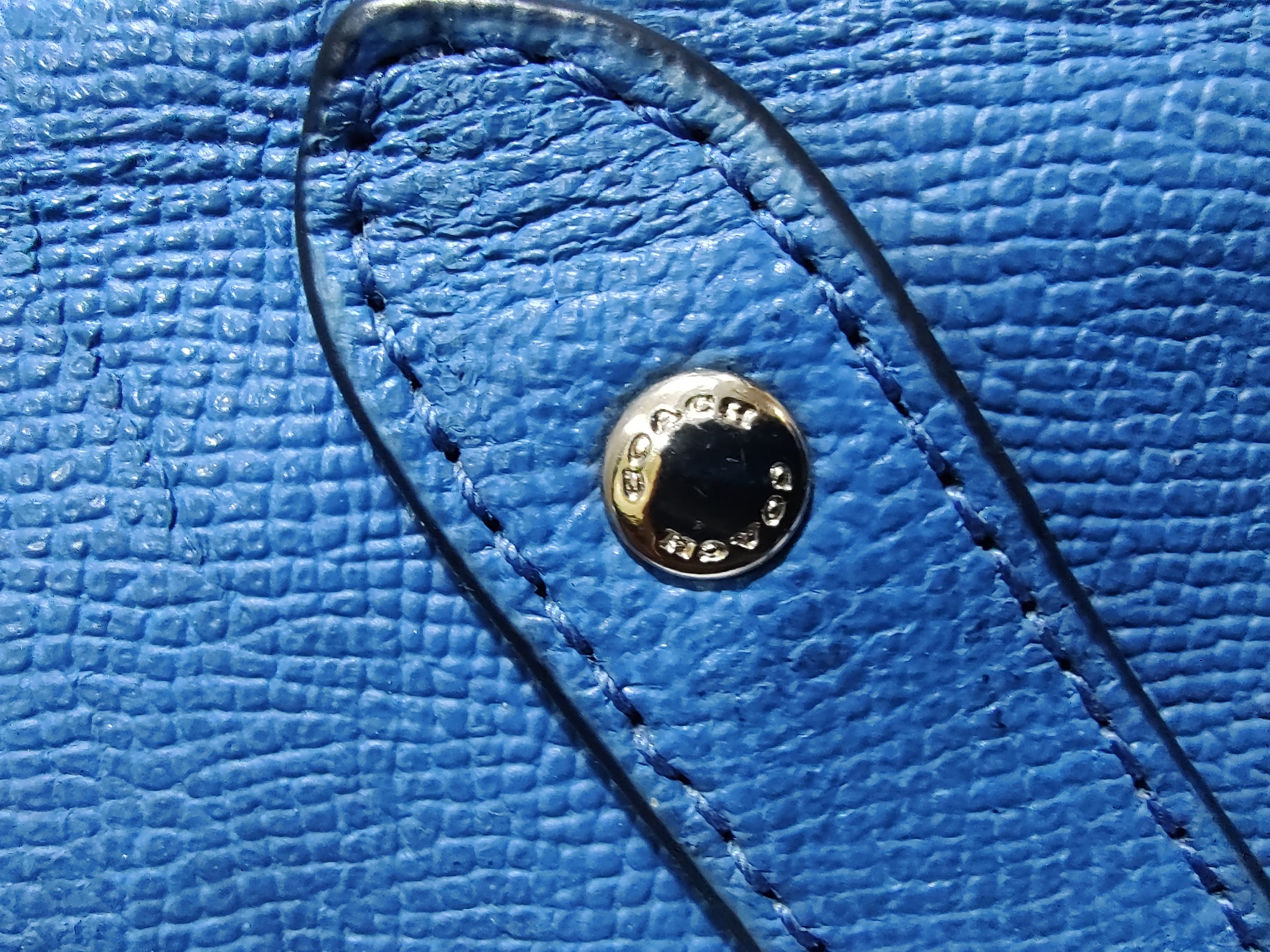 Lightweight Quilted Puffer Tote - Modern Slate Blue with Chevron Stitching 🧵💙