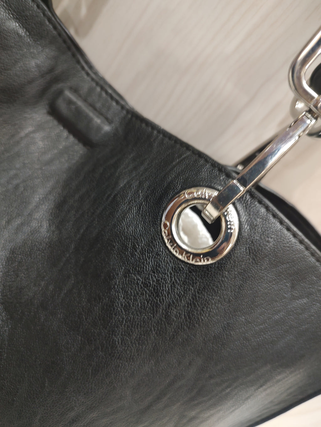 Sleek Minimalist Black Vegan Leather Tote 🖤