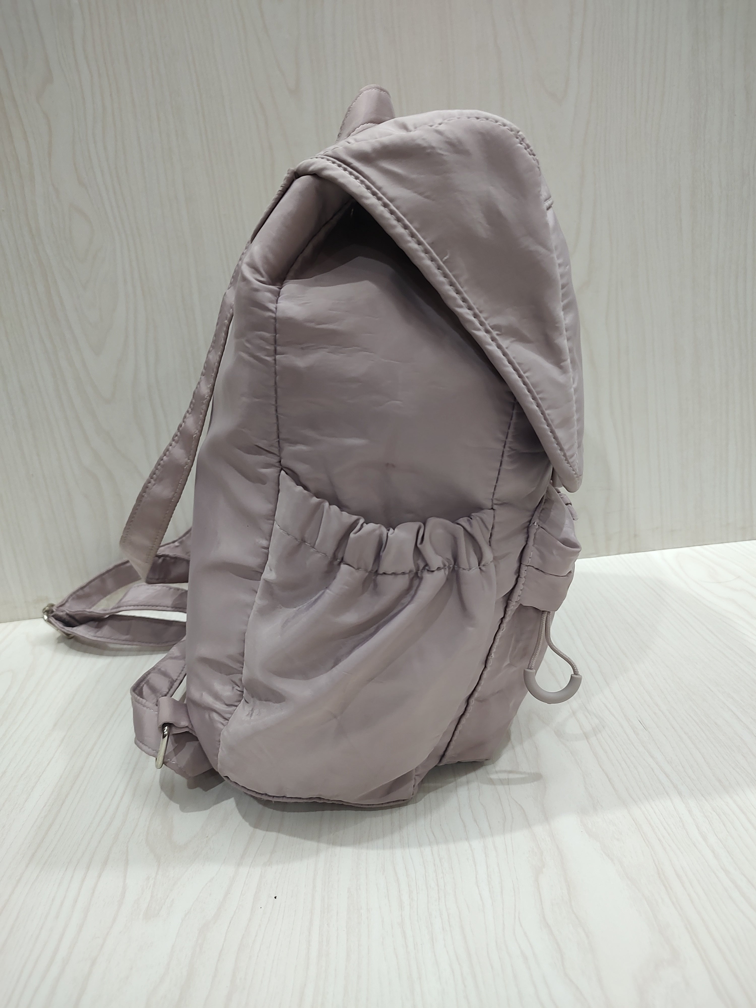 🎒 Pastel Mauve Puffer Utility Backpack