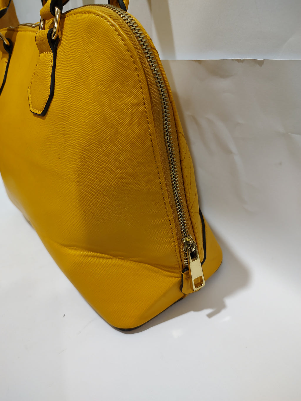 Stylish Mustard Yellow Quilted Handbag 👜✨