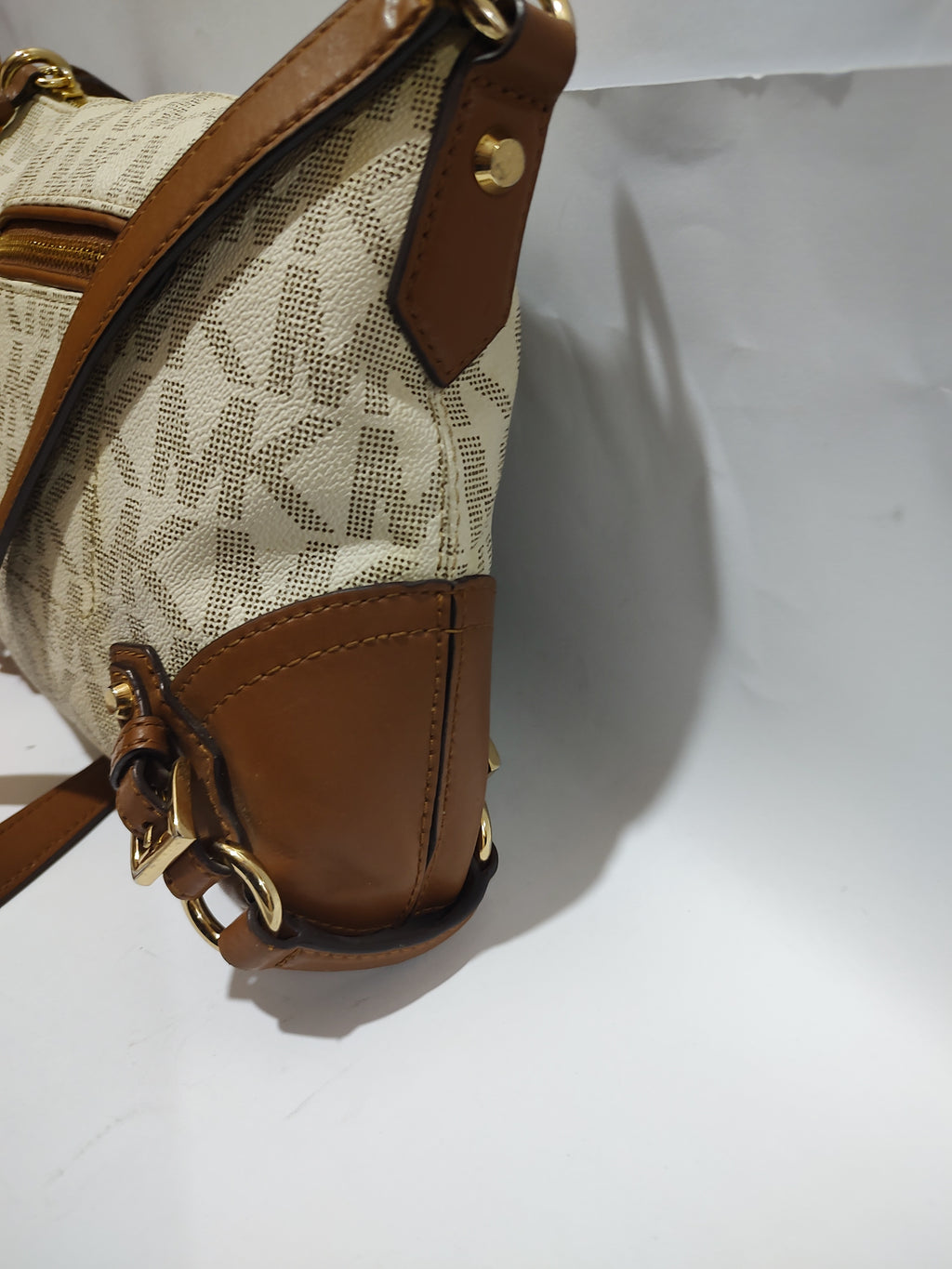 Classic Monogram Crossbody Bag with Buckle Accents ✨👜