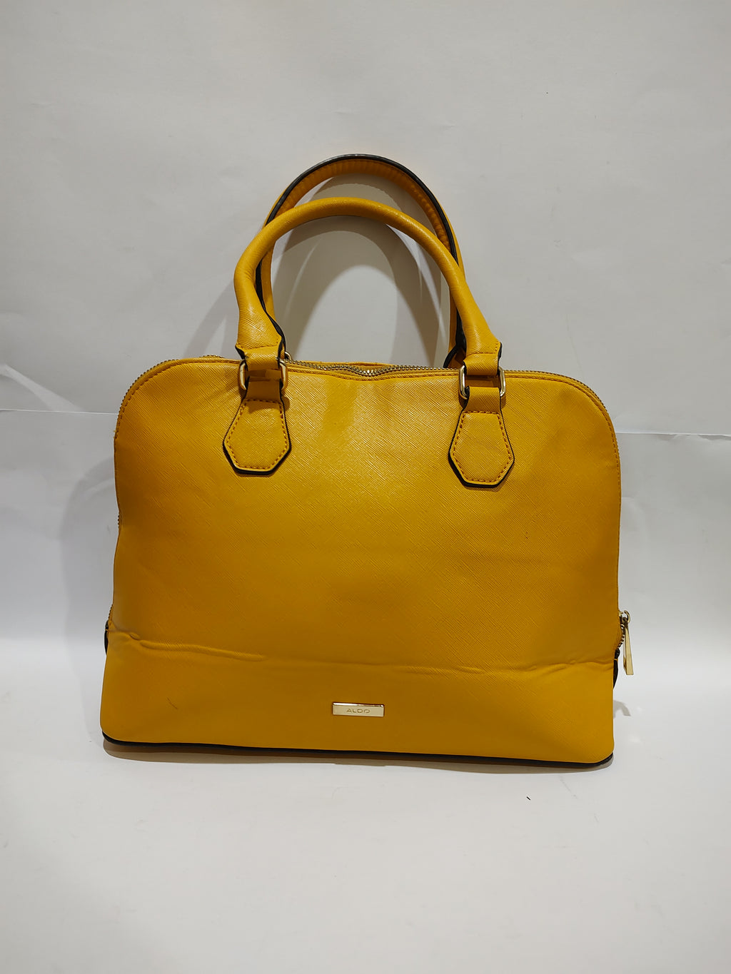 Stylish Mustard Yellow Quilted Handbag 👜✨