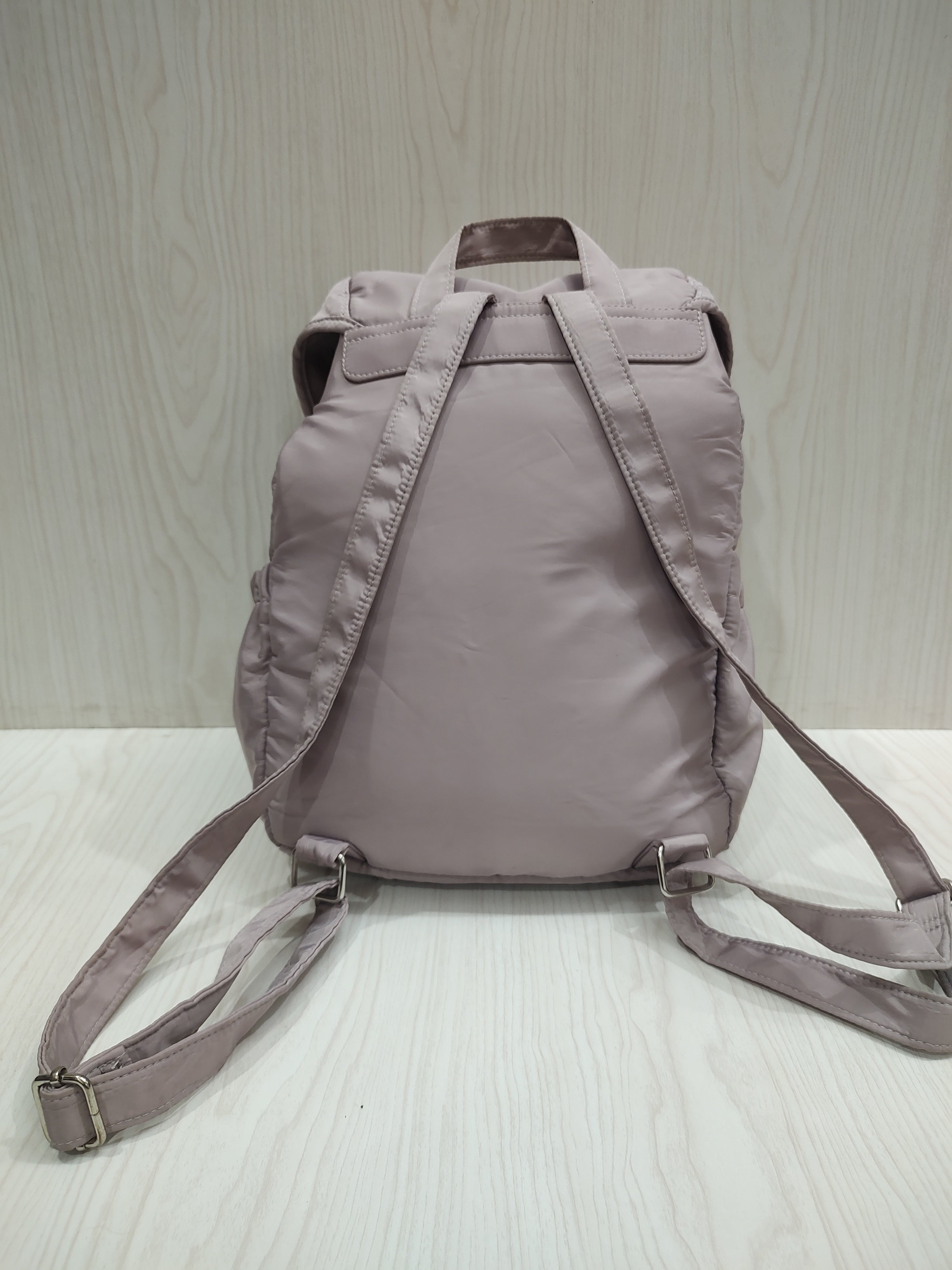 🎒 Pastel Mauve Puffer Utility Backpack