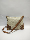 Classic Monogram Crossbody Bag with Buckle Accents ✨👜