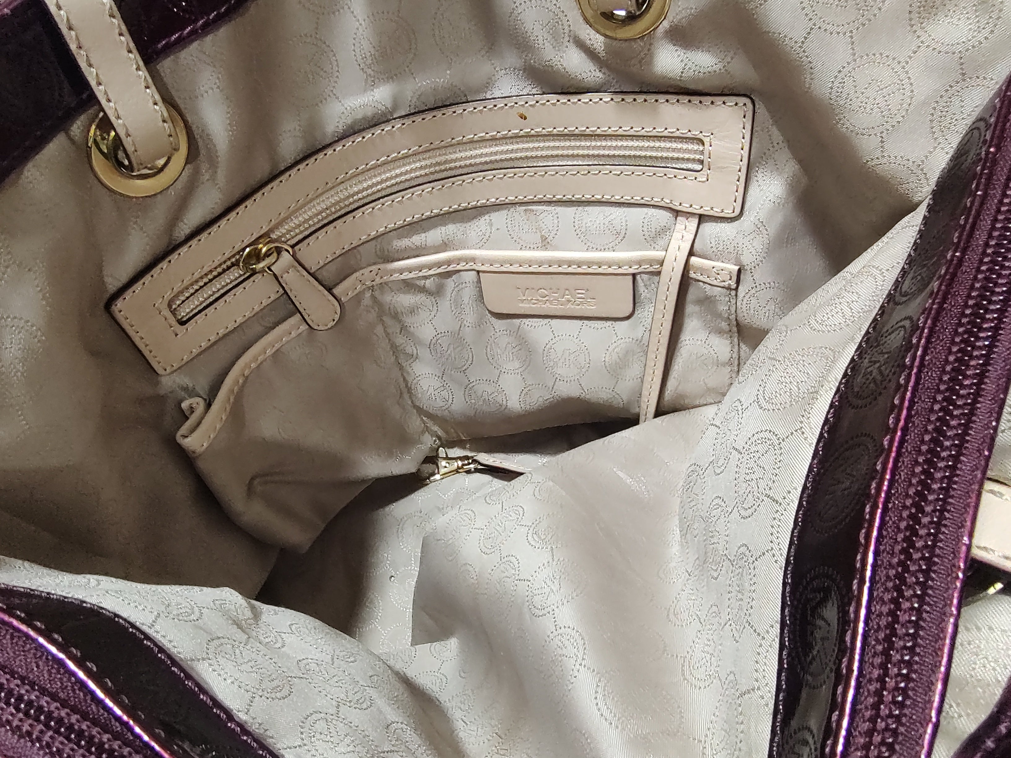 Luxury Glossy Monogram Tote Bag for Women – Premium Shoulder Handbag