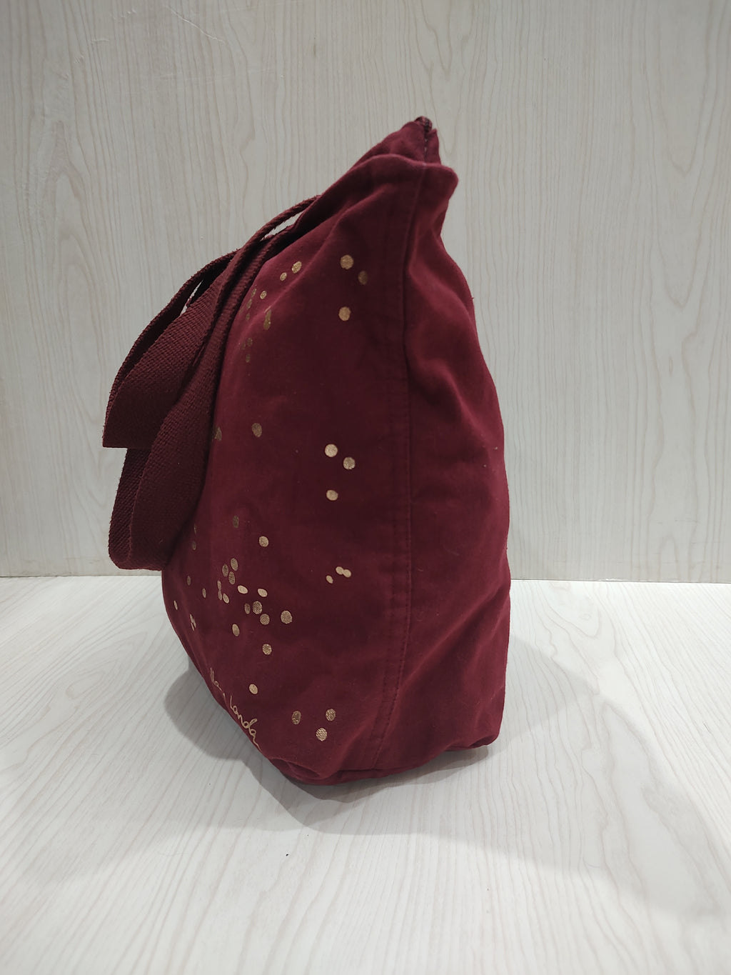 Canvas "Love" Zip-Top Tote Bag