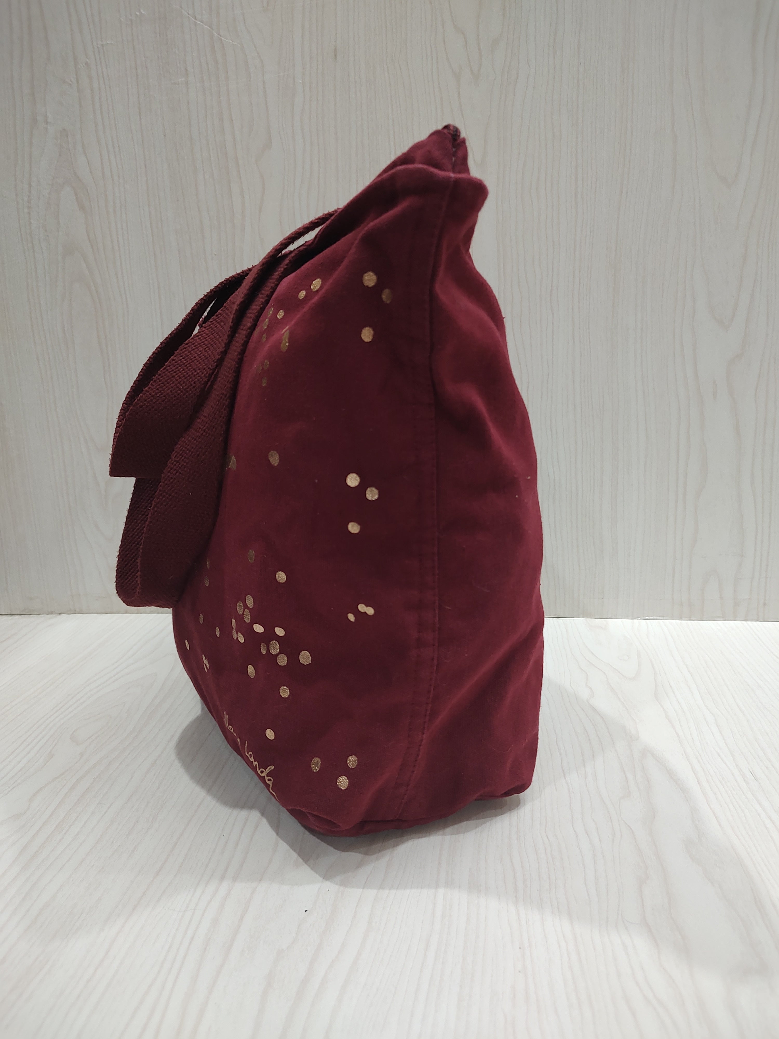 Canvas "Love" Zip-Top Tote Bag